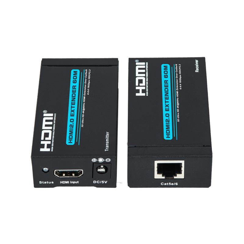 Neues Produkt V 2.0 HDMI Extender 60m über Single Cat5e \/ 6 unterstützt Ultra HD 4Kx2K @ 60Hz HDCP2.2