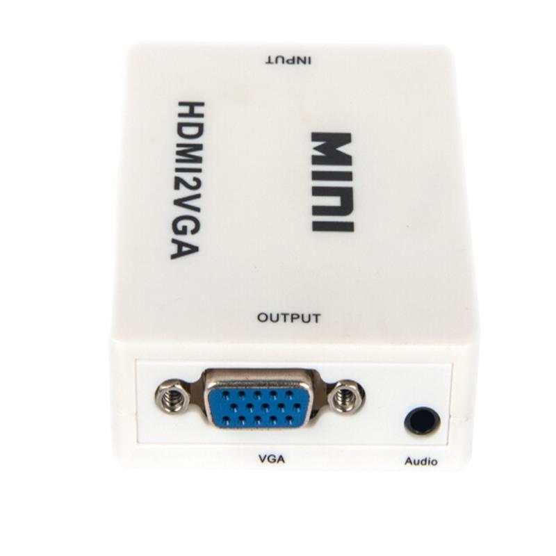 Mini HDMI zu VGA + Audio Converter 1080P