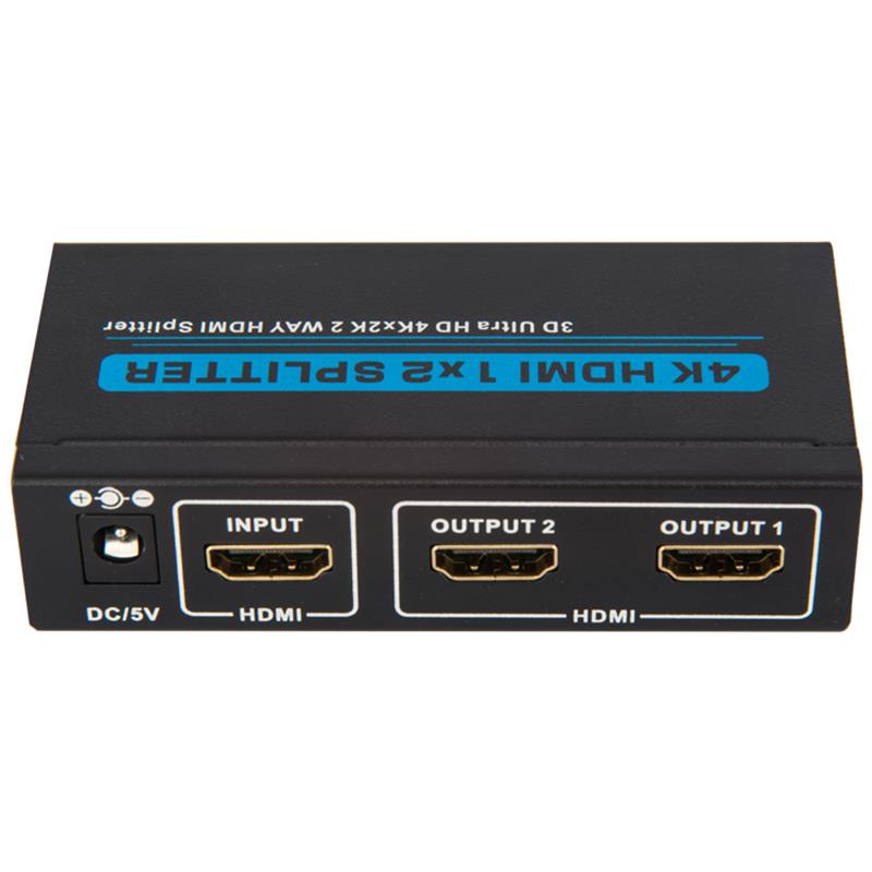 V1.4 2 Anschlüsse HDMI 1x2 Splitter 3D Ultra HD 4Kx2K \/ 30Hz