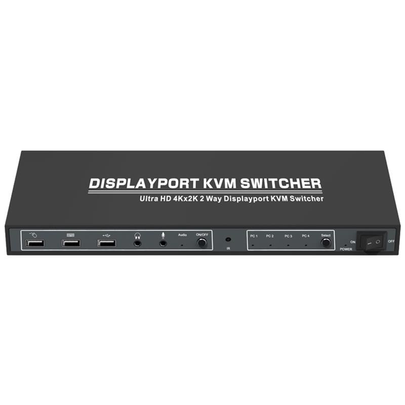 1.2 Displayport KVM 4x1 Switcher Unterstützt 3D Ultra HD 4Kx2K bei 60 Hz