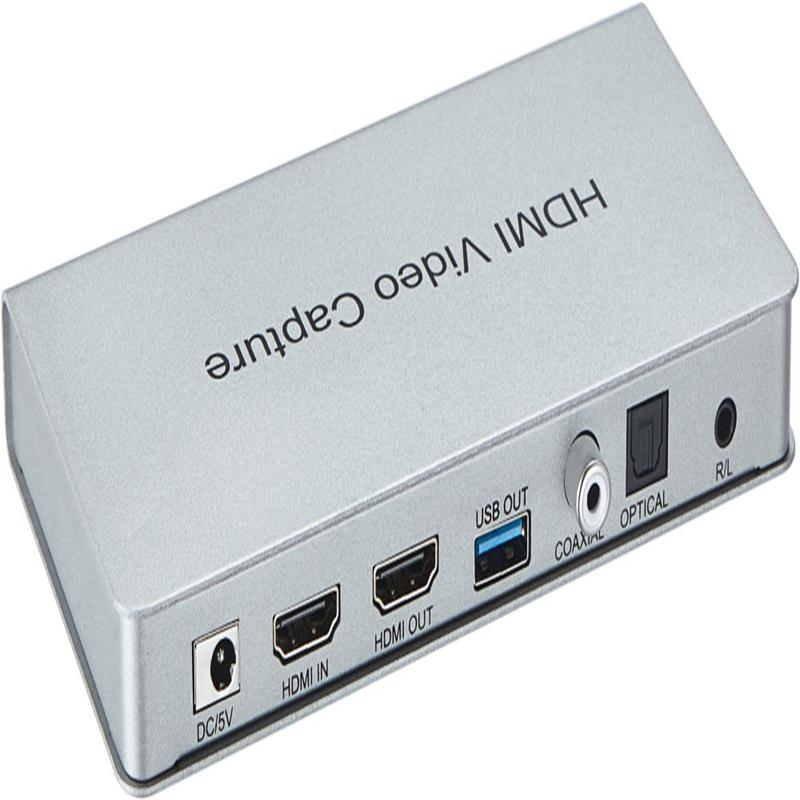 USB 3.0 HDMI Videoaufnahme mit HDMI Loopout, Koaxial, Optischem Audio